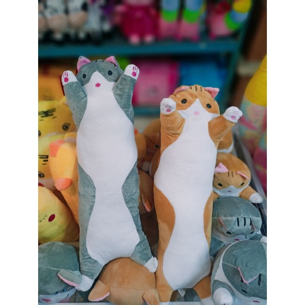Bantal Guling Boneka Kucing Panjang