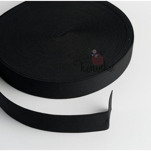 Karet Elastis Hitam Penguin 2.5 cm (1")