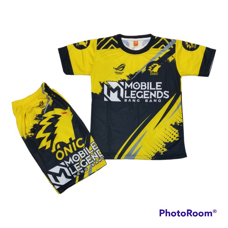 SETELAN BAJU GAMING ANAK ANAK , SETELAN JERSEY GAMING ANAK TEAM ONIX