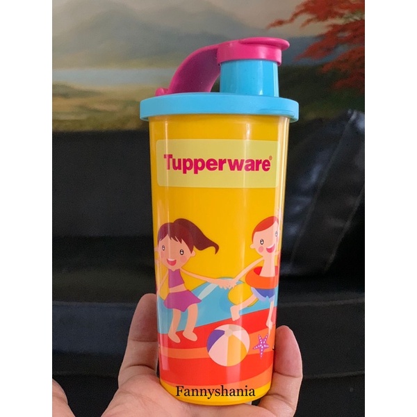 GRATIS ONGKIR FUN Tumbler botol minum anak Tupperware 1 pcs / gelas minum anak ORIGINAL
