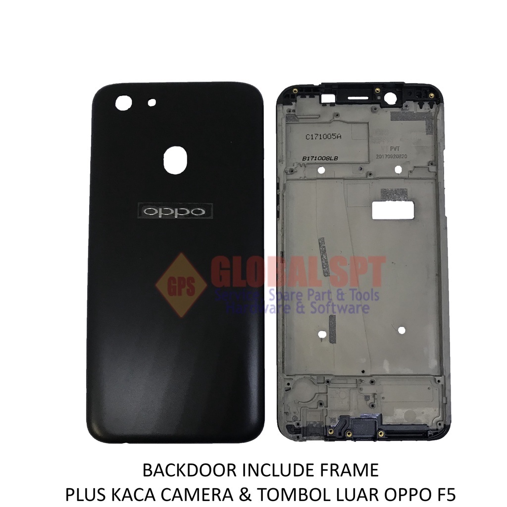 BACKDOOR OPPO F5 INCLUDE FRAME / BACK COVER / TUTUP BELAKANG