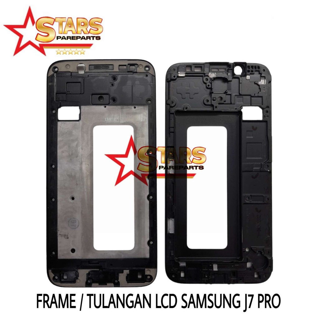 FRAME LCD / TULANGAN LCD / TATAKAN TENGAH LCD / BEZZEL MIDDEL SAMSUNG GALAXY J7 PRO / J730 ORI COPOT