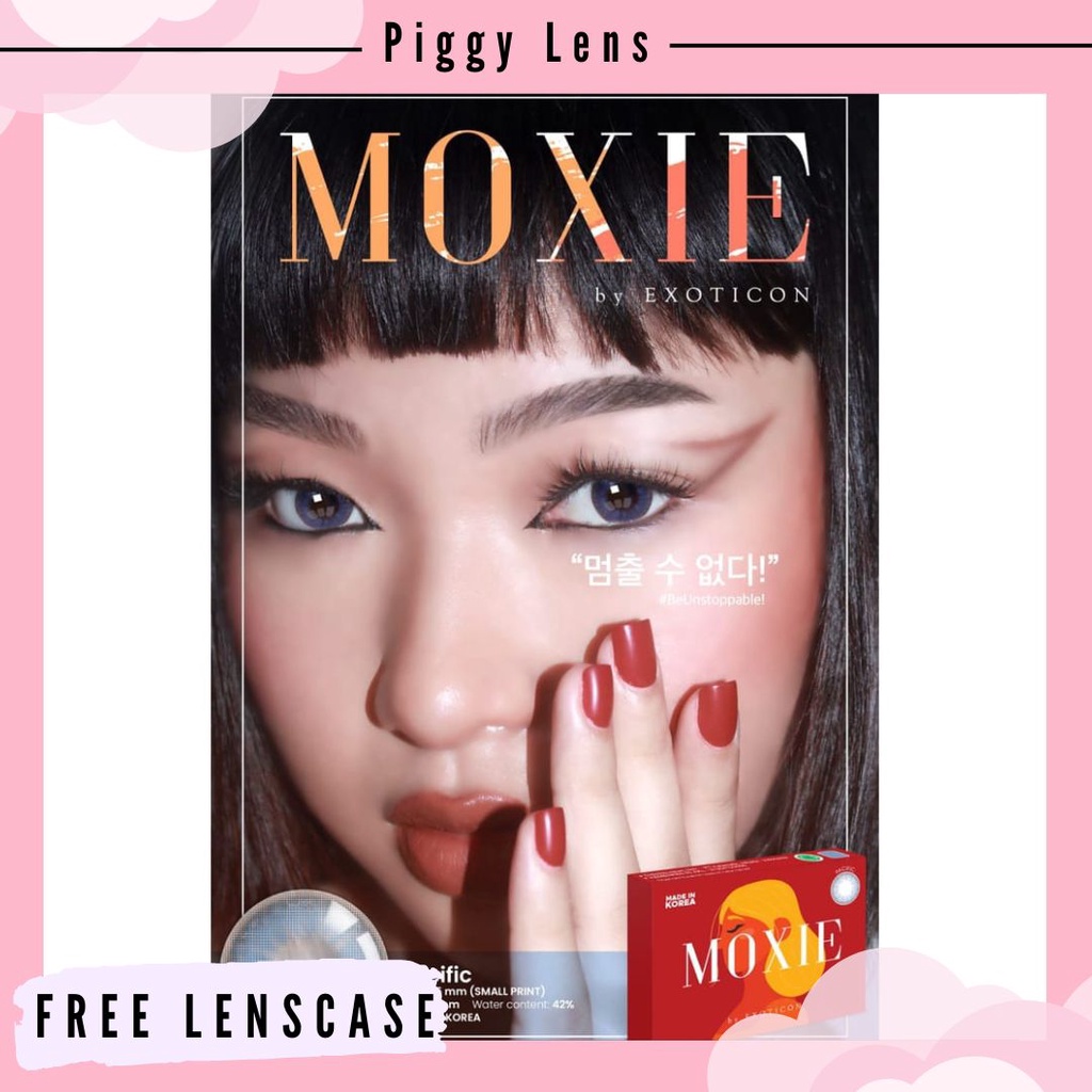 SOFTLENS X2 MOXIE NORMAL &amp; MINUS 0.50 S/D 6.00  + FREE LENSCASE
