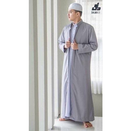 Jubah DALWA | Jubah Luaran Dalwa Bahan Toyobo