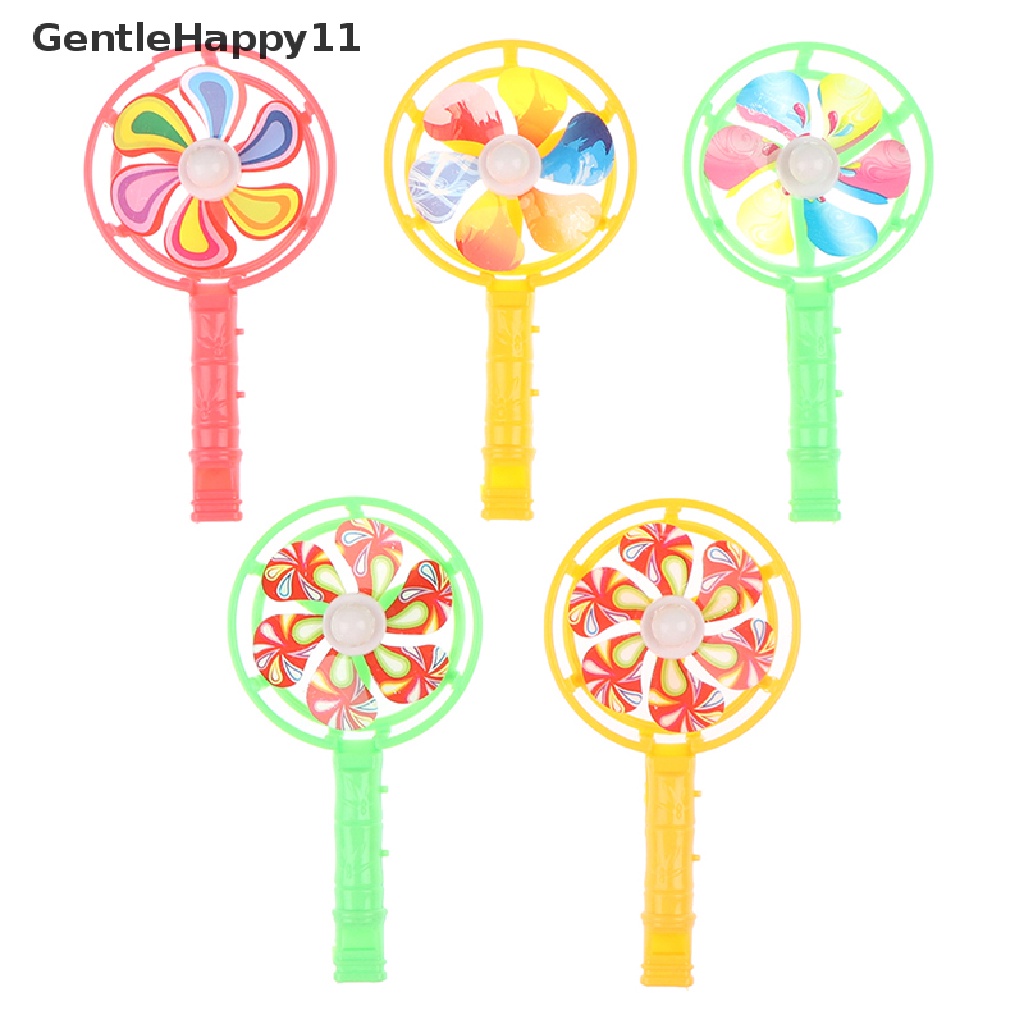 Gentlehappy 5Pcs KIds Outdoor Play Game Kincir Angin Peluit Mainan Anak Coloful id