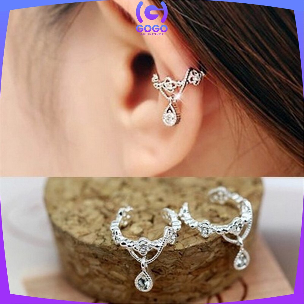 GOGO-K115 K117 Anting Single Aksesoris Fashion Wanita Motif Bintang Korean Style / Anting Anti Karat Earrings Import Fashion