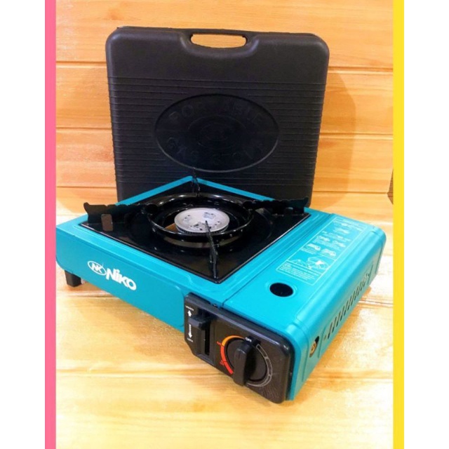 KOMPOR PORTABLE MERK NIKO WARNA KOMPOR GAS KECIL