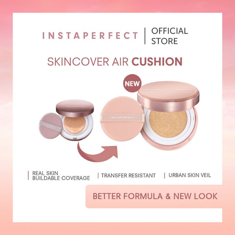 ☃️Cutezz_Ching1☃️Wardah Instaperfect Skincover Air Cushion SPF50 PA++++ 11g