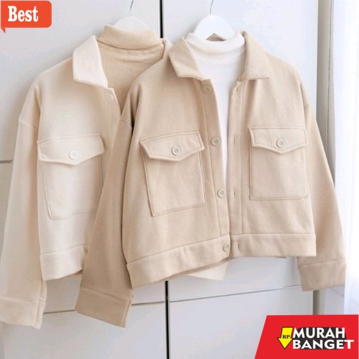 jaket wanita kekinian 2022 Jaket Wanita Cardigan Outer Wanita Sweater Wanita Cardigan Bahan Fleece T