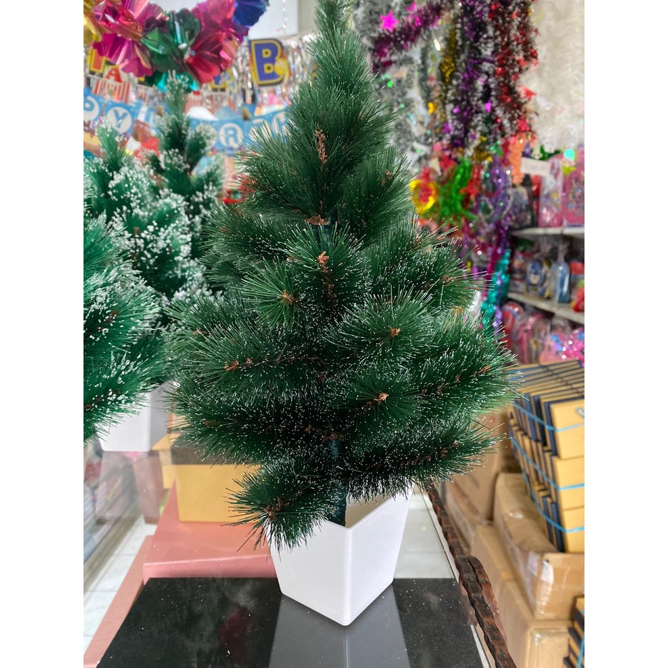 Pohon Natal Kecil, Pohon Natal Mini 45 cm / Dekorasi Hiasan Natal