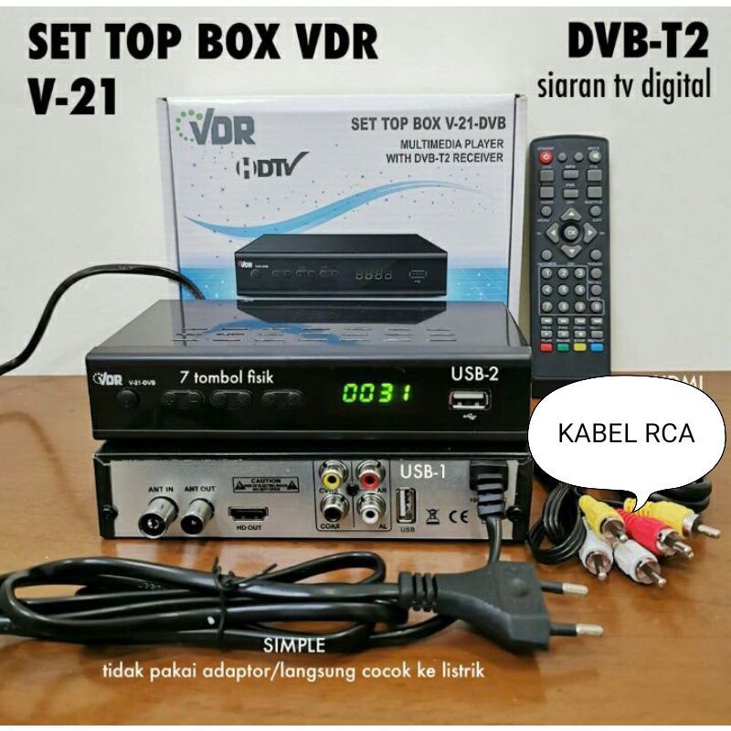 Jual SET TOP BOX VDR SET TOP BOX MURAH SET TOP TV DIGITAL SET TOP
