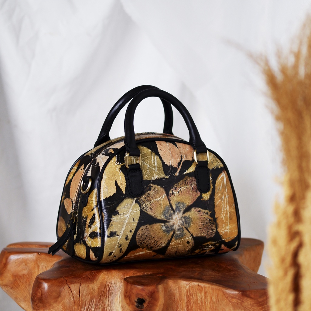 Desy Sling Bag Ecoprint - Sling Bag Kulit Ecoprint - by Kluiklui