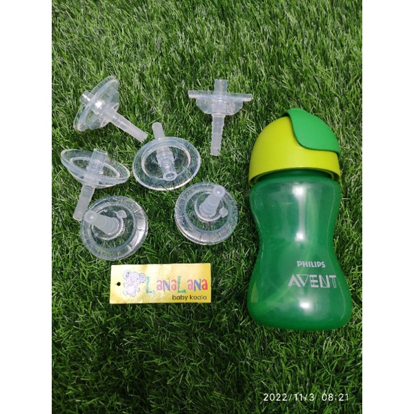 Nipple straw untuk avent cup Bendy. pengganti sedotan dot nipple avent training