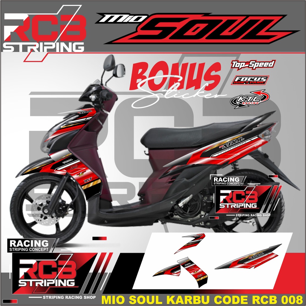 striping,mio soul,striping mio soul, striping mio soul karbu , striping mio soul karbu RCB 008
