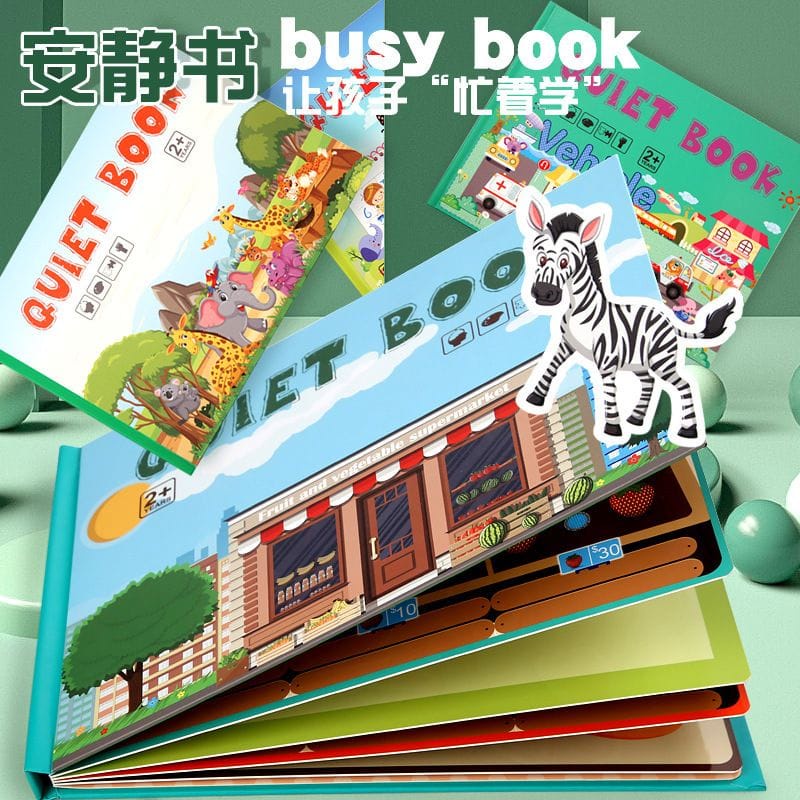 TweedyToys - Quiet Book / Children Busy Book / Buku Aktivitas Anak