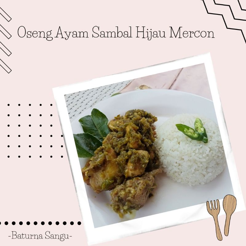 

Oseng Ayam Sambel Hijau Mercon