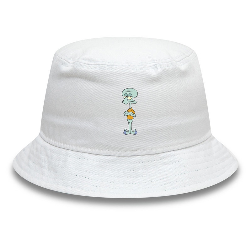 Topi Bucket Hat Squidward Grumpy