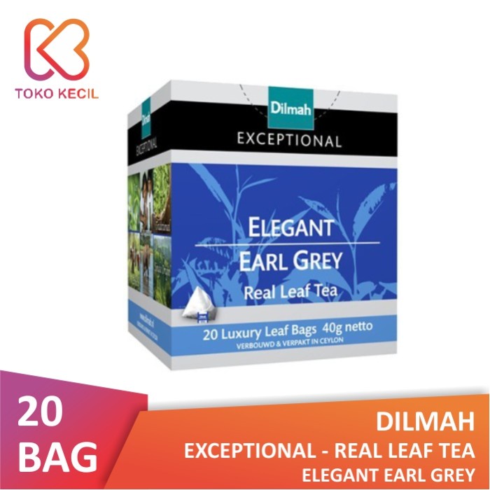 

DILMAH EXCEPTIONAL TEA BAG ELEGANT EARL GREY (ISI 20 PCS)