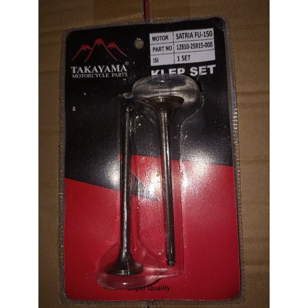klep in ex / klep set / payung klep satria fu