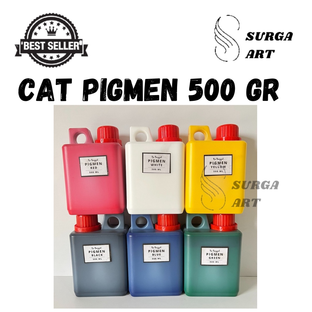 

Cat Pigmen 500gr Campuran Cat Tembok Waterbased Kerajinan Seni Kesenian Hiasan Pigment 500 gr Gram Menggambar Canvas Kanvas Art Painting