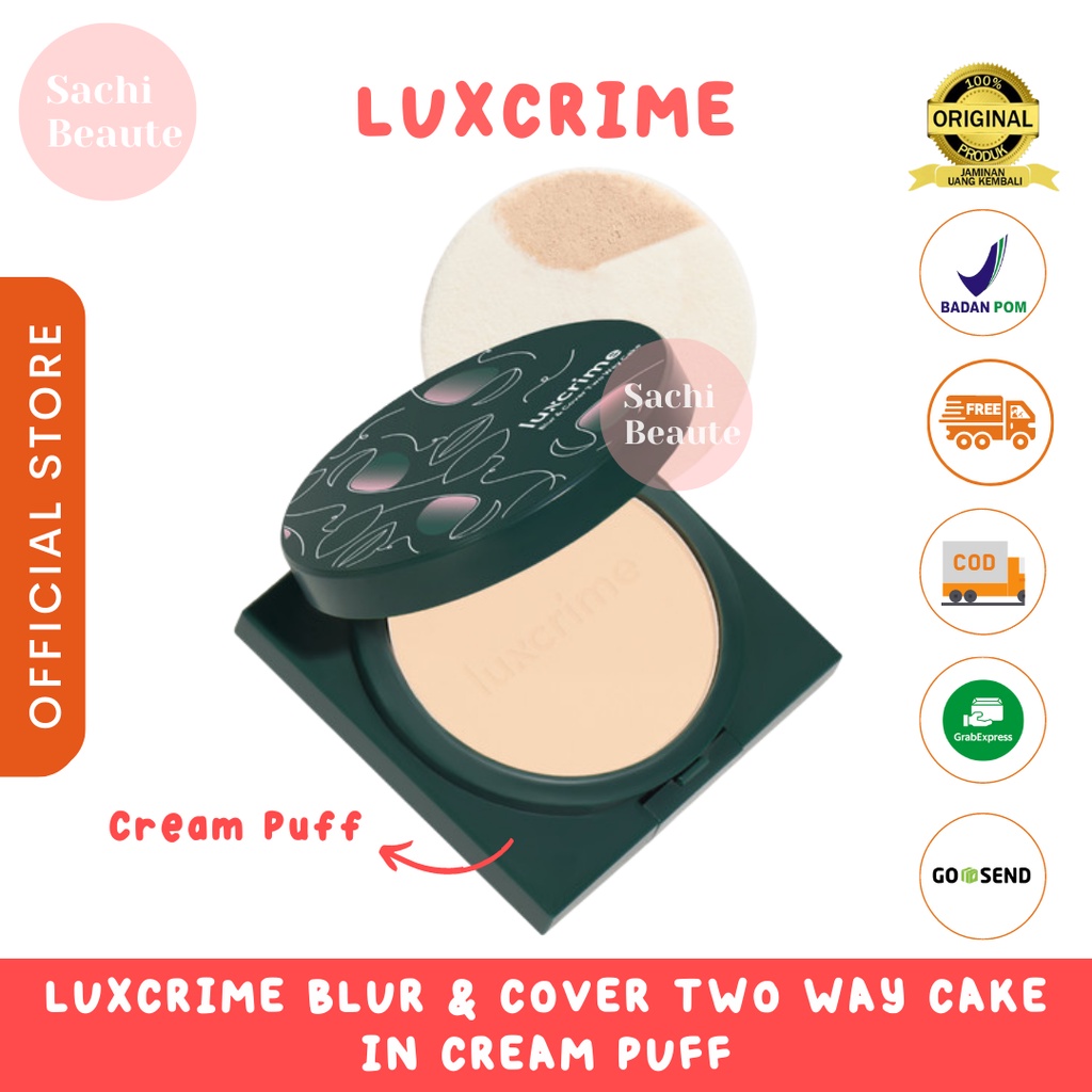 Luxcrime Blur &amp; Cover Two Way Cake in Creampuff