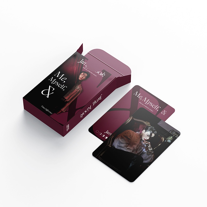 55pcs / Kotak Kartu Foto LOMO BTS JUNGKOOK 2022