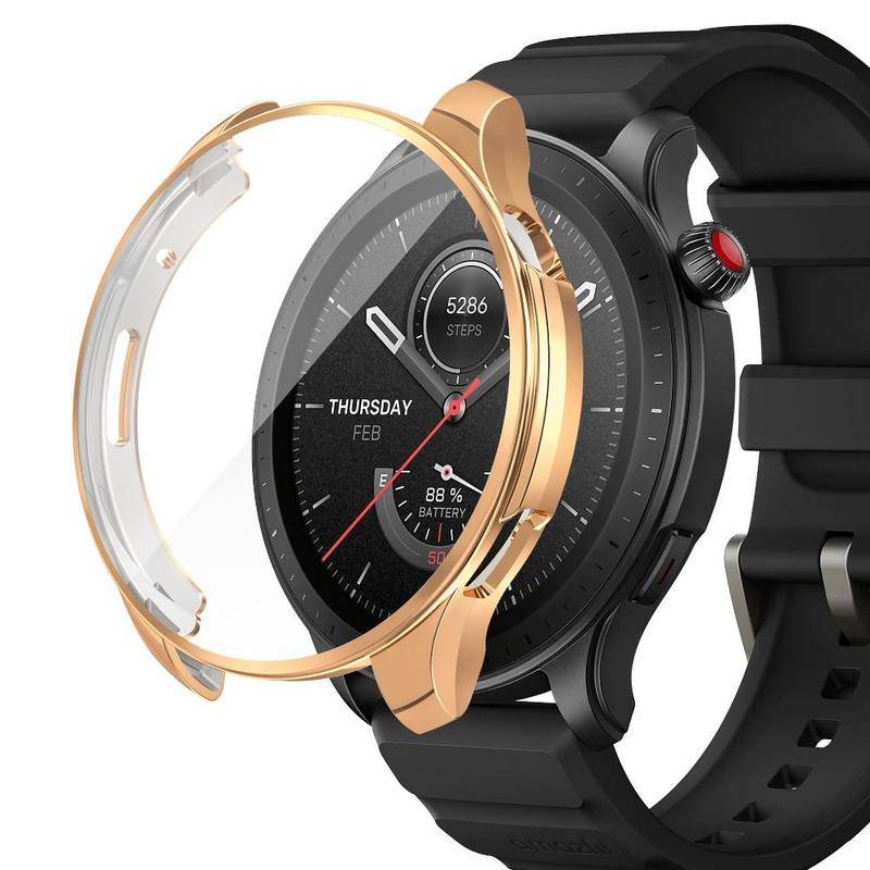 FITBIT Case Bumper Pelindung Bahan TPU Untuk Huami Amazfit GTR 4 2e 3 Pro GTS4 GTS3 GTS2