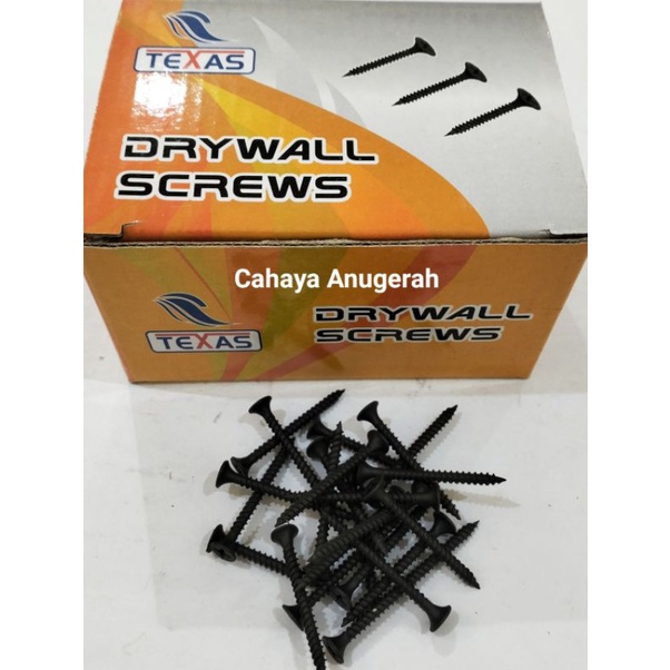 Baut Gipsum 1 x 6 Texas AP / Skrup Baut Gipsum 1 x 6