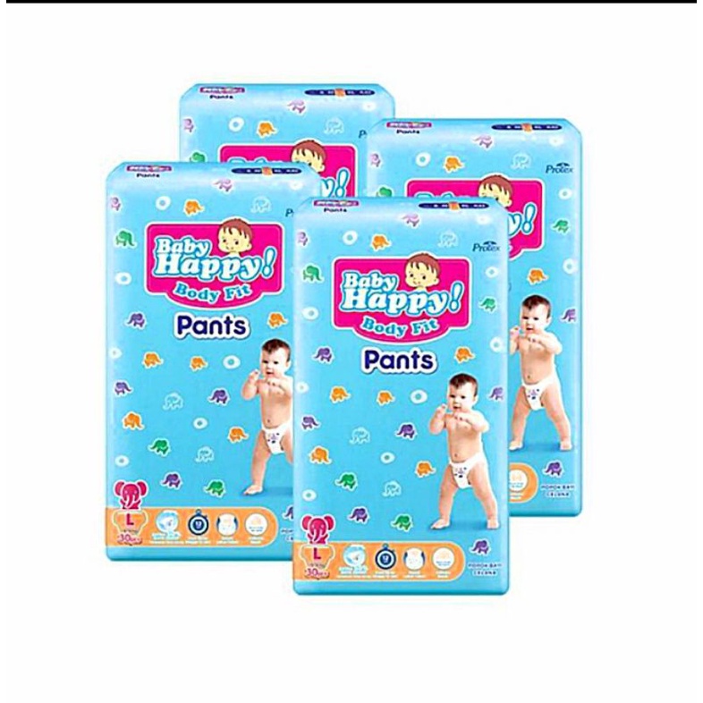 Pampers Baby Happy ukuran L, M, XL,dan XXL