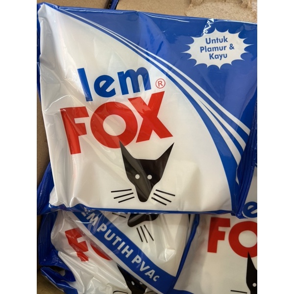 

LEM FOX PUTIH 350 GRAM / LEM FOX PUTIH PVAC BUNGKUS BIRU 350 GRAM