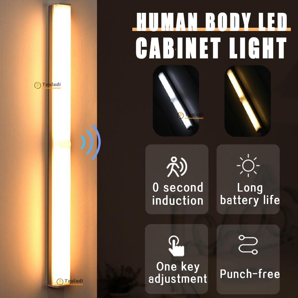 Lemari Kamar Lampu Dinding Lampu samping tempat tidur LED lampu sensor multi-fungsi,lampu belajar lampu lemari pakaian portabel