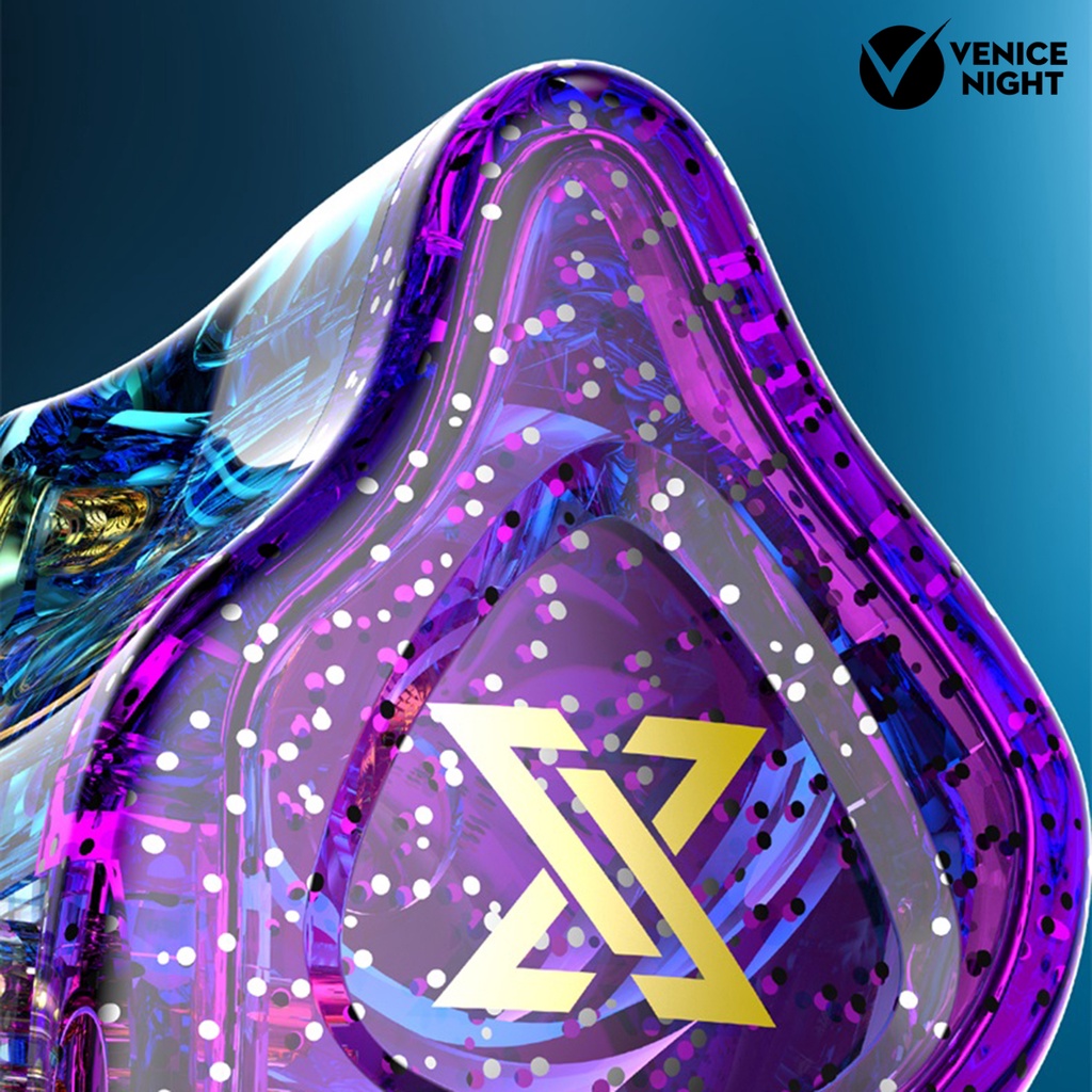 (VNEP) (Berkabel) AK6-MAX In-Ear Earphone Driver Dinamis Ganda HiFi Sound 3.5mm Bass Sport Earbud untuk Lari