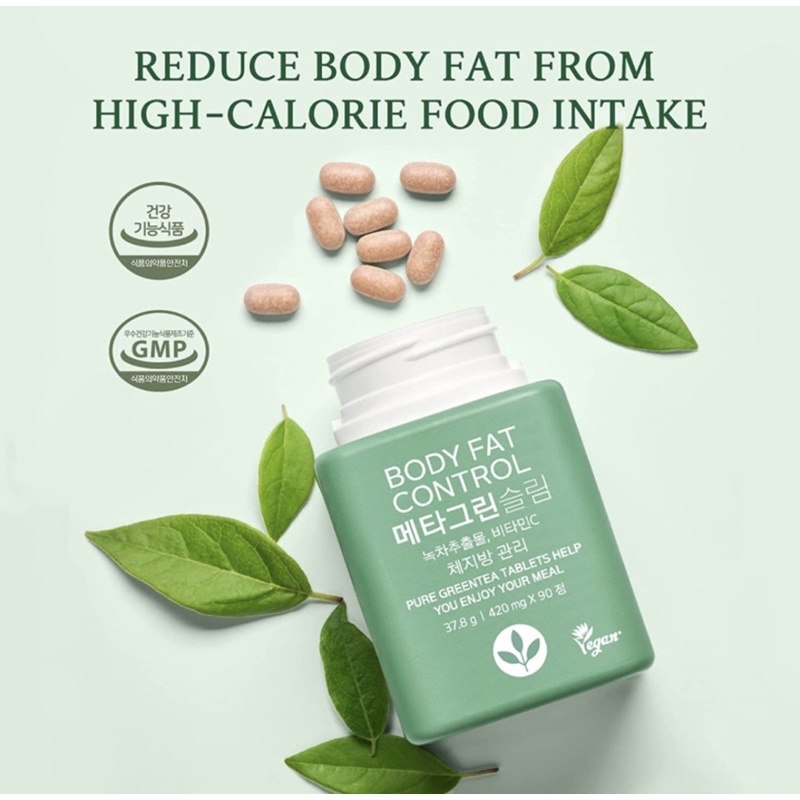 Jual Vital Beautie Meta Green Slim Body Fat Control [90 tablets for 30
