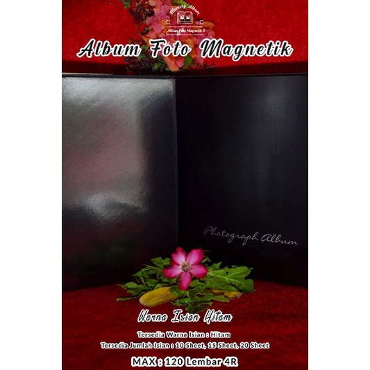 Album Foto Magnetik Jumbo 15 Sheet Hitam