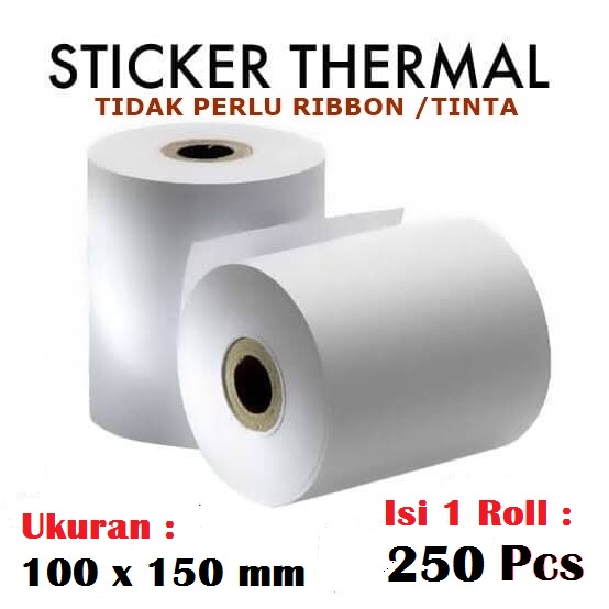 

Kertas Thermal Ukuran 100x150 mm 250 pcs