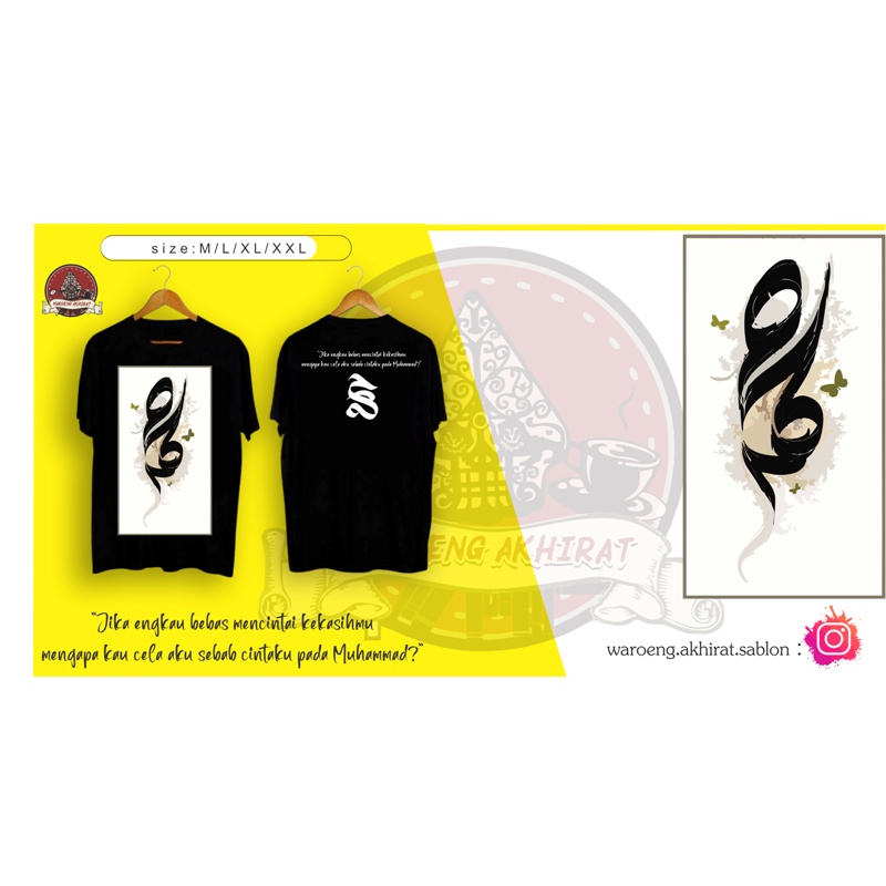 KAOS DISTRO KEREN - KAOS BEST SELLER MAULID NABI - T SHIRT BAJU DISTRO PRIA WANITA ORIGINAL