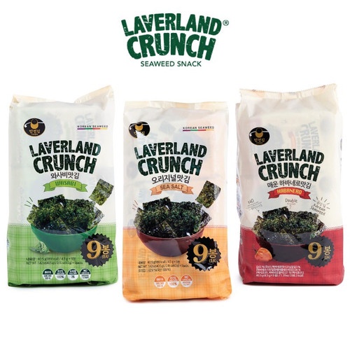 

Laverland Crunch Crispy Seaweed