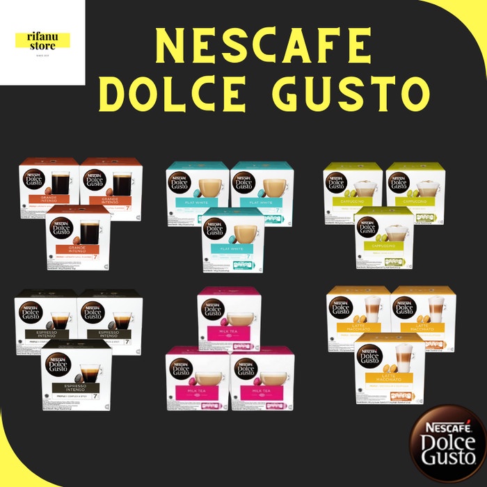 

NESCAFE DOLCE GUSTO CAPSULE PAKET 3 BOX ORIGINAL