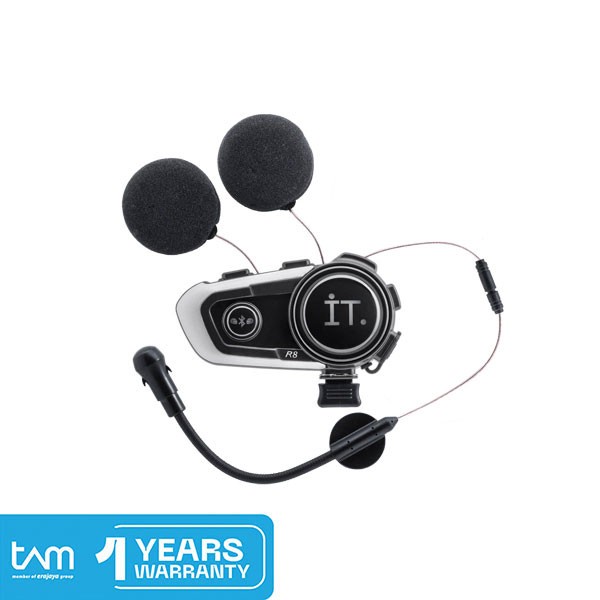 IT Intercom Bluetooth Headset R8 - Black