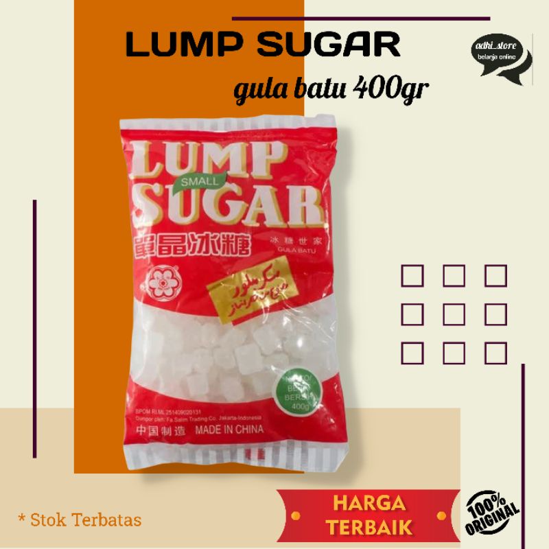 Lump Sugar Small / Gula Batu China - 400gr