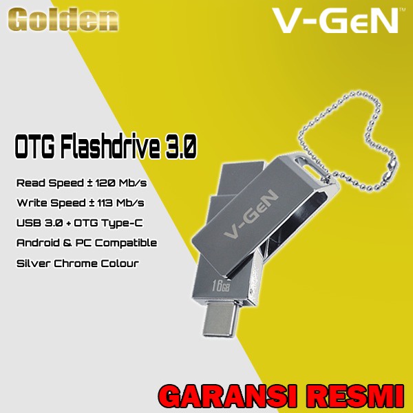 V-Gen / VGen OTG USB 3.0 Type-C 16GB 32GB 64GB 128GB 256GB Garansi Resmi Lifitime