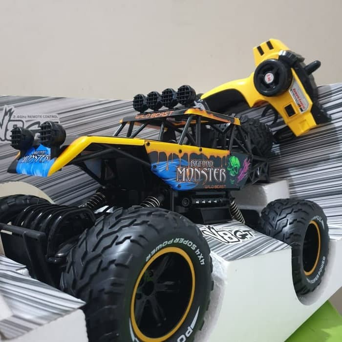 Rc Rock crawler skala 1:10 mobil remote control rock crawler 4wd
