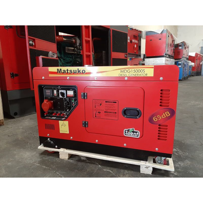 Genset silent 15 kva M-Gen Japan