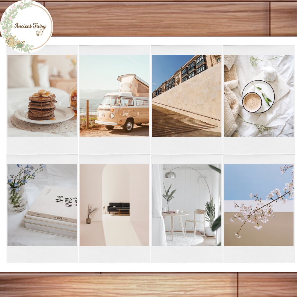 

[ancientfairy] Polaroid aesthetic, foto polaroid aestetik isi 8 pcs. Cocok untuk dekorasi dinding estetik, dekorasi meja kerja, journal deco, scrapbooking, penpal, diary dan catatan.