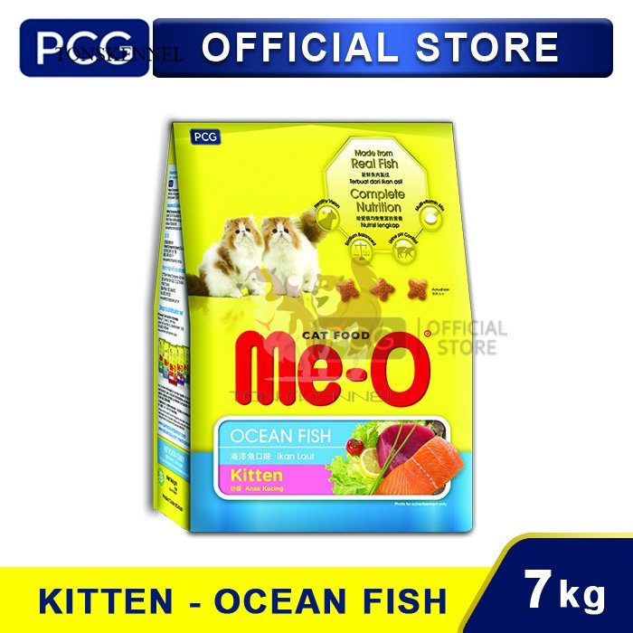 Me-O Meo 7kg  Kitten Food Ocean Fish Flavor 7 kg  Makanan Kucing Ras Anakan Anak Kering Pelet Dry Me o