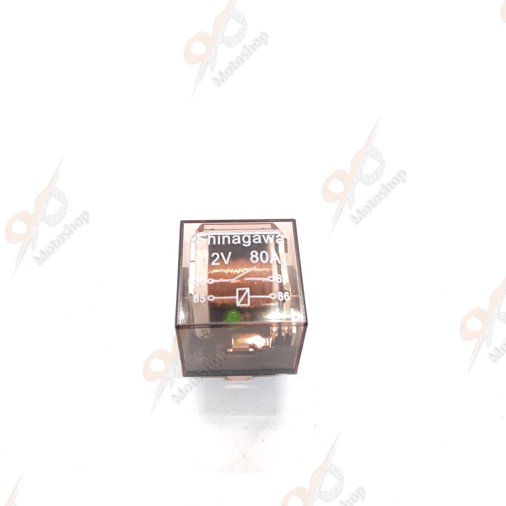 Relay Klakson Lampu Transparan 4 Kaki Pin 40A 12 Volt Indikator Led Bukan Hella Riley Klakson