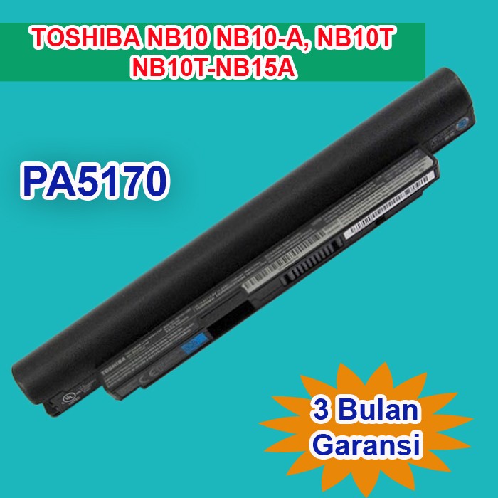 Baterai Batre TOSHIBA NB10, NB10-A, NB10T, NB10T-NB15A PA5170 ORIGINAL