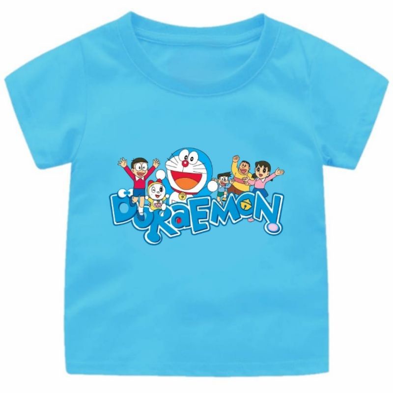 KAOS ANAK DORA-EMON 1-12 TAHUN /KAOS ANAK PEREMPUAN-LAKI LAKI KEKINIAN