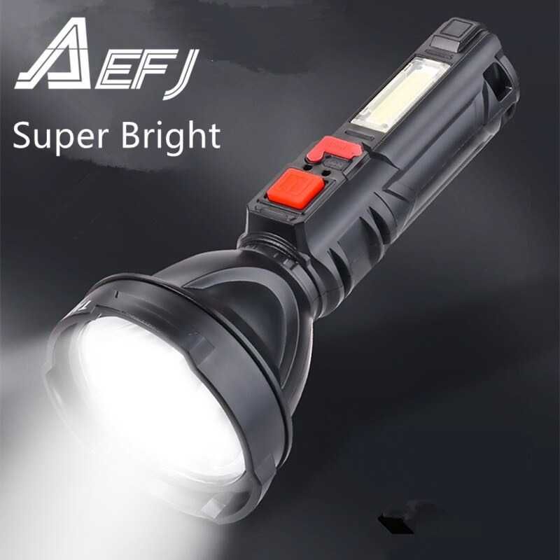 AEFJ Senter LED USB Rechargeable XPE + COB 800mAh - AE830 AEFJ Senter LED USB Rechargeable XPE + COB 800mAh - 830