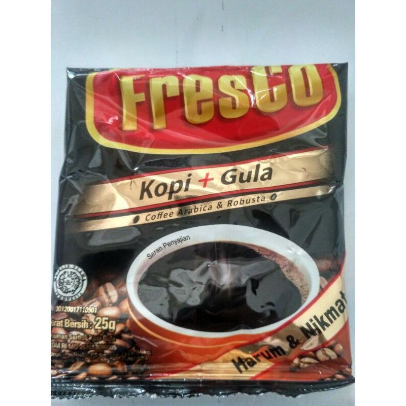 Jual Kopi Bubuk Fresco Kemasan Instant sachet 25 gram Shopee Indonesia